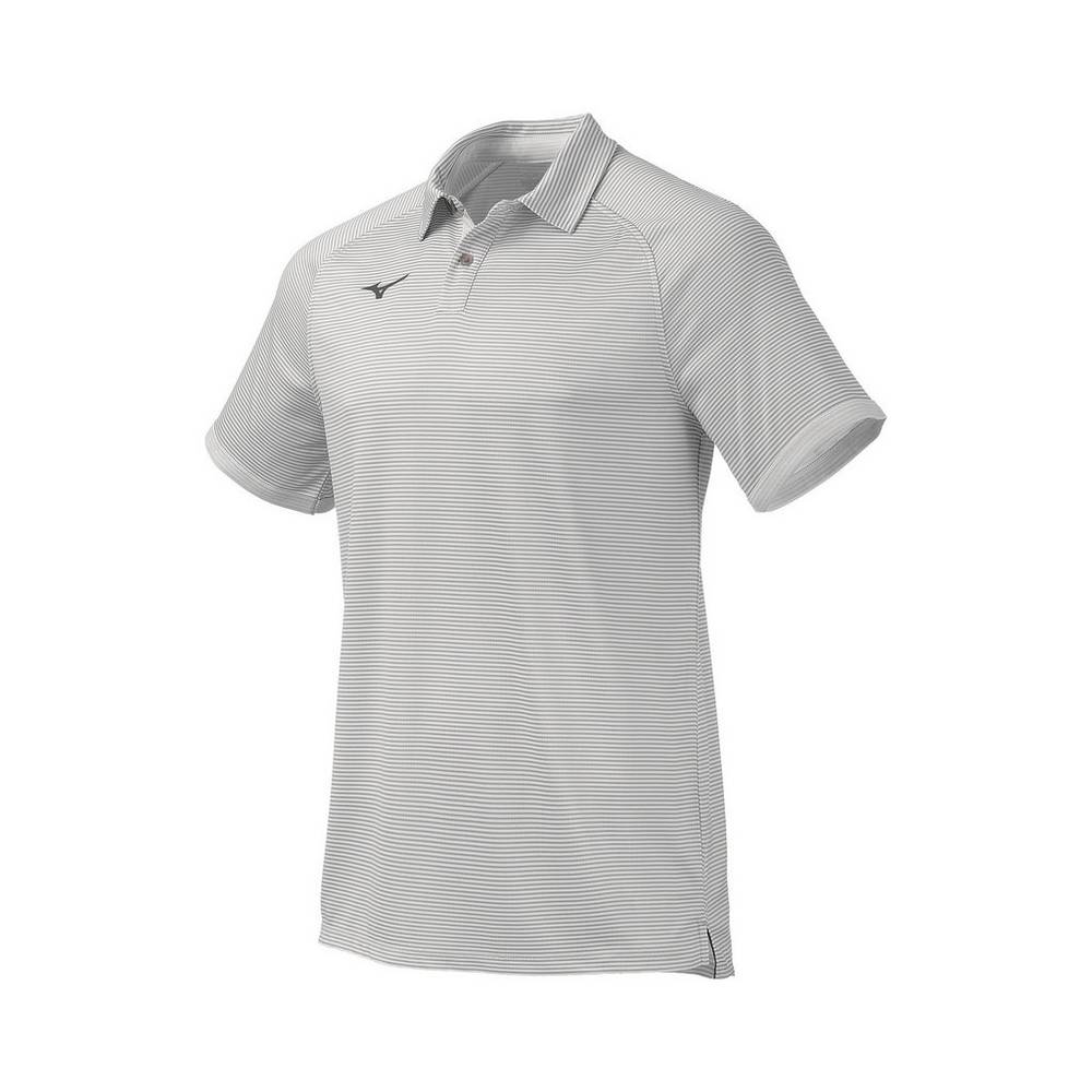 Mens Mizuno Scout Polo White Philippines (RIGVXA485)